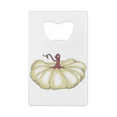 Kürbisplatte Geldbeutel Flaschenöffner (Rückseite)