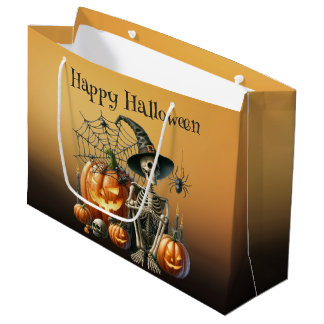 Kürbispumpkins Halloween-Geschenktüte Große Geschenktüte