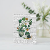Kürbisranke 2 postkarte (Stehend Vorderseite)