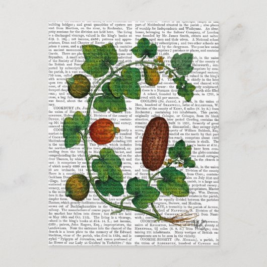 Kürbisranke 3 postkarte (Vorderseite)