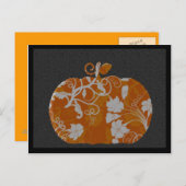 Kürbisrolle Postkarte (Vorne/Hinten)