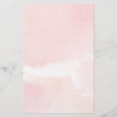 Kürbisrosa Grünpflanzen Kinderwürfeldusche (Rückseite)