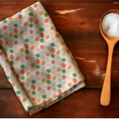 Kürbisröschen Geschirrtuch