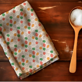 Kürbisröschen Geschirrtuch