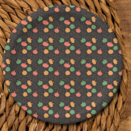 Kürbisröschen Pappteller