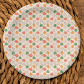 Kürbisröschen Pappteller