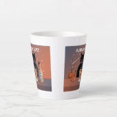 Kürbissaft Milchtasse (Vorderseite)