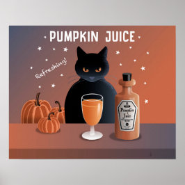 Kürbissaft Poster