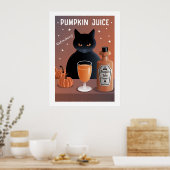 Kürbissaft Poster (Küche)