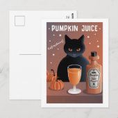 Kürbissaft Postkarte (Vorne/Hinten)