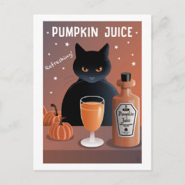 Kürbissaft Postkarte