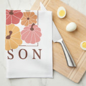 Kürbissaison Geschirrtuch (Viertel Falte)