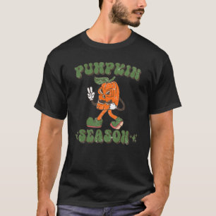 Kürbissaison Jungs Kids Halloween Pump T-Shirt