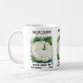 Kürbissamen Packungslabel Kaffeetasse (Links)