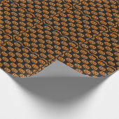 Kürbisschädel Geschenkpapier (Ecke)