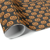 Kürbisschädel Geschenkpapier (Rolleneckpunkt)