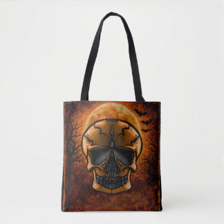 Kürbisschädel-Halloween-Party Tasche