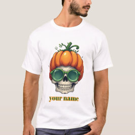 Kürbisschädel Halloween T-Shirt