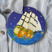 Kürbisschiff in Sea Aschenputtel Button (Beispiel)