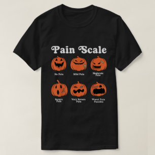 Kürbisschmerzschuppen Nurse Halloween-T-Shirt T-Shirt