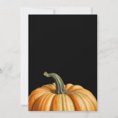 Kürbisschnitzeleinladung für Halloween-Party Einladung (Rückseite)