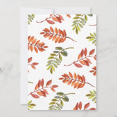 Kürbisschnitzerei Party Einladung Halloween laden (Rückseite)