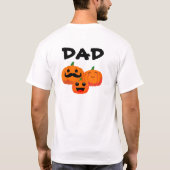 Kürbisschnitzerfamilie T-Shirt (Rückseite)