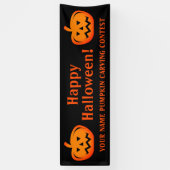 Kürbisschnitzerwettbewerb Halloween-Banner Banner (Vertikal)