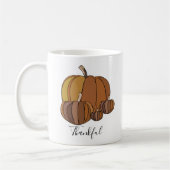 Kürbisse Dankbar Kaffeetasse (Links)