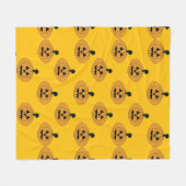 Kürbisse Fleecedecke (Vorderseite (Horizontal))
