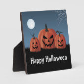 Kürbisse Halloween Fotoplatte (Vorderseite)