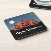 Kürbisse Halloween Getränkeuntersetzer (Linke Seite)