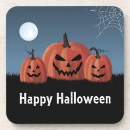 Kürbisse Halloween Getränkeuntersetzer