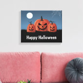 Kürbisse Halloween Leinwanddruck (Insitu (Wohnzimmer))