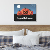 Kürbisse Halloween Leinwanddruck (Insitu (Schlafzimmer))