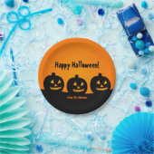 Kürbisse Halloween-Party-Papierplatten Pappteller (Party)