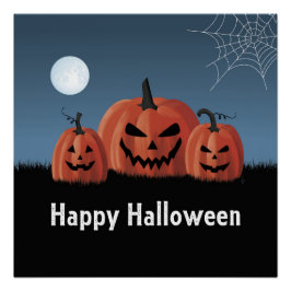Kürbisse Halloween Poster