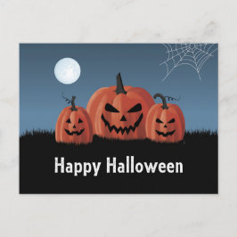 Kürbisse Halloween Postkarte