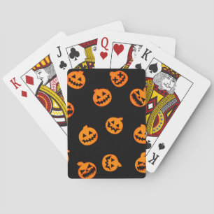 Kürbisse Halloween Spielkarten