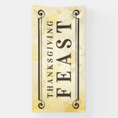 Kürbisse Herbst Ernte Muster Banner (Vertikal)