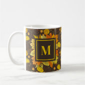 Kürbisse Herbst Ernte Muster Kaffeetasse (Links)
