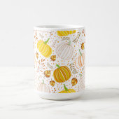 Kürbisse Herbst Ernte Muster Kaffeetasse (Mittel)