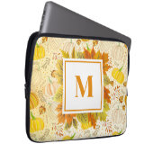 Kürbisse Herbst Ernte Muster Laptopschutzhülle (Vorne Rechts)