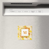 Kürbisse Herbst Ernte Muster Magnet (In Situ (Geschirrspüler))