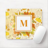 Kürbisse Herbst Ernte Muster Mousepad (Mit Mouse)