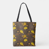 Kürbisse Herbst Ernte Muster Tasche (Rückseite)
