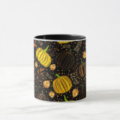 Kürbisse Herbst Ernte Muster Tasse (Zentrum)