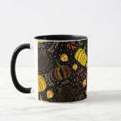 Kürbisse Herbst Ernte Muster Tasse (Links)