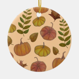 Kürbisse keramik ornament