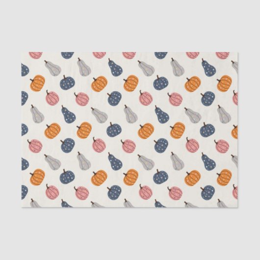 Kürbisse Seidenpapier (Vorderseite)